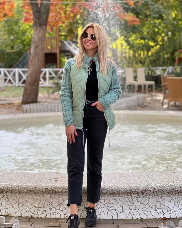 RIKKE®️ - Patchwork knitted jacket for women