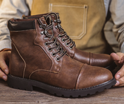 Colton™ | Premium Faux Leather Boots for Men