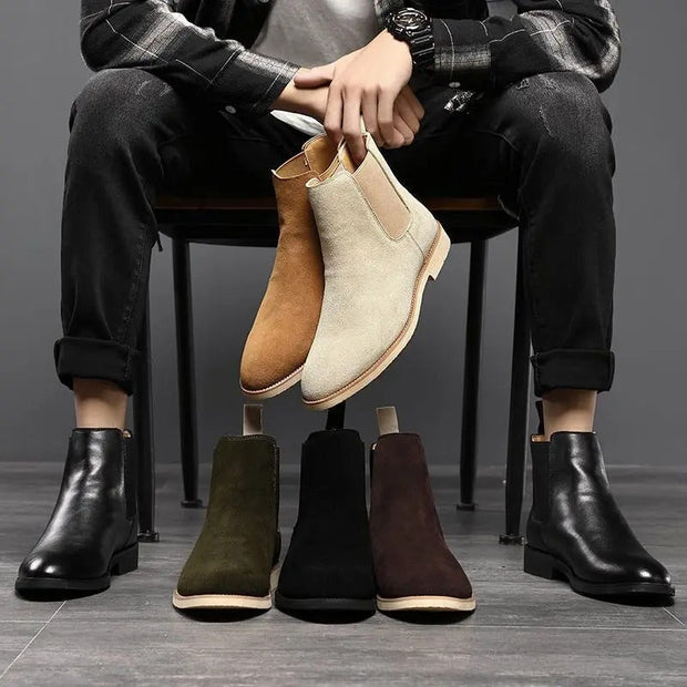 Bradley | Chelsea Boots in Soft Suede