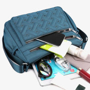 Noora™ | Nylon skuldertaske med messenger