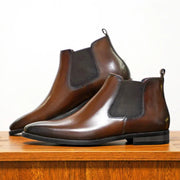 Blake™ | Elegant Chelsea Boots in Refined Leather