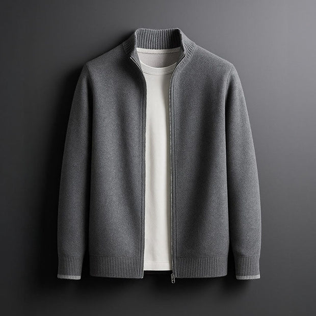 MORGAN | KNITTED JACKET WITH ZIP